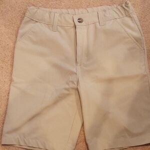 wonder nation Boys' Flat Front Khaki Shorts, Very Nice, Size 12